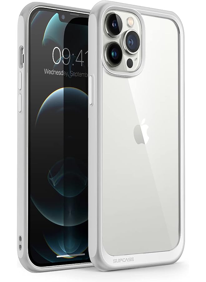SupCase Unicorn Beetle Style Case Designed for iPhone 13 Pro (2021 Release) 6.1 Inch, Premium Hybrid Protective Clear Case (Gray) - Image 1