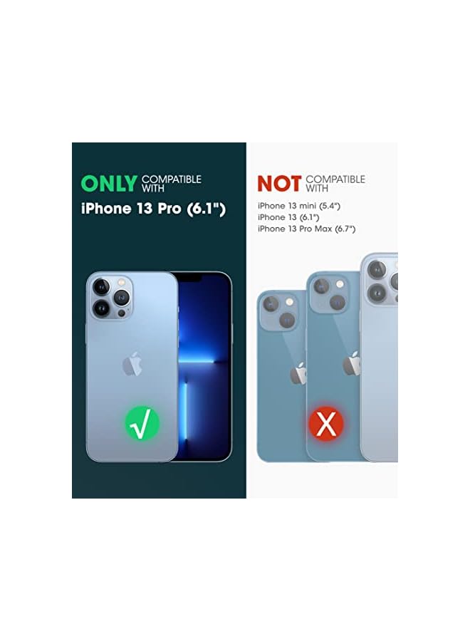 SupCase Unicorn Beetle Style Case Designed for iPhone 13 Pro (2021 Release) 6.1 Inch, Premium Hybrid Protective Clear Case (Gray) - Image 3