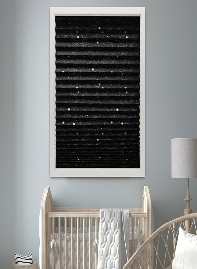 Redi Shade No Tools Original Printed Light Filtering Pleated Paper Shade, Galaxy, 36" W x 72" L, 4 Pack - Image 3