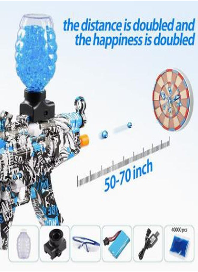 ZCM-HAPPY - Electric Burst Soft Bullet Toy Gun Tuya M416 Motor Gun Foam Dart Toy Gun, With 20000 Colored Crystal Bullets - Image 1