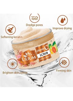 LILIUM Vitamin C Face & Body Scrub 250G  - Image 3