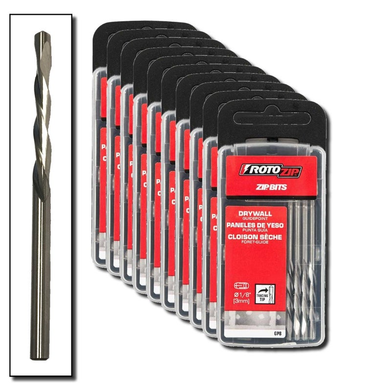 RotoZip 18 Guide Point Drywall Router Bits for Cutout Tools ROTO ZIP GP880PACK
