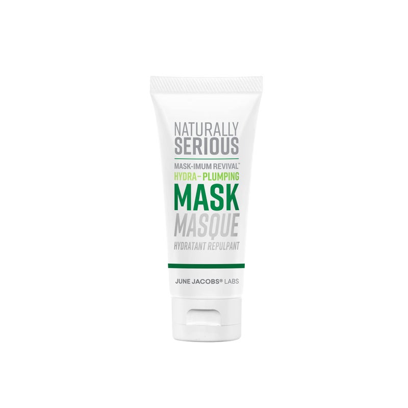 Naturally Serious | Mask-imum Revival Hydra-Plumping Mask, Hydrating Treatment Mask with Hyaluronic Acid, Kaolin Clay Mask, Vegan Skincare, Cruelty-Free Skincare - Image 1