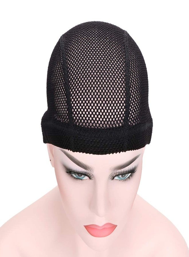 Nunify 2Pcs Crochet Wig Cap For Making Wigs - Big Hole Mesh Dome Cap For Crochet Braids And Weaves - Elastic Braid Wig Cap for Crochet - Image 1
