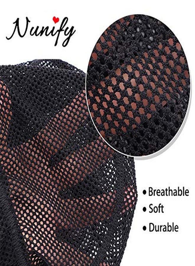 Nunify 2Pcs Crochet Wig Cap For Making Wigs - Big Hole Mesh Dome Cap For Crochet Braids And Weaves - Elastic Braid Wig Cap for Crochet - Image 4