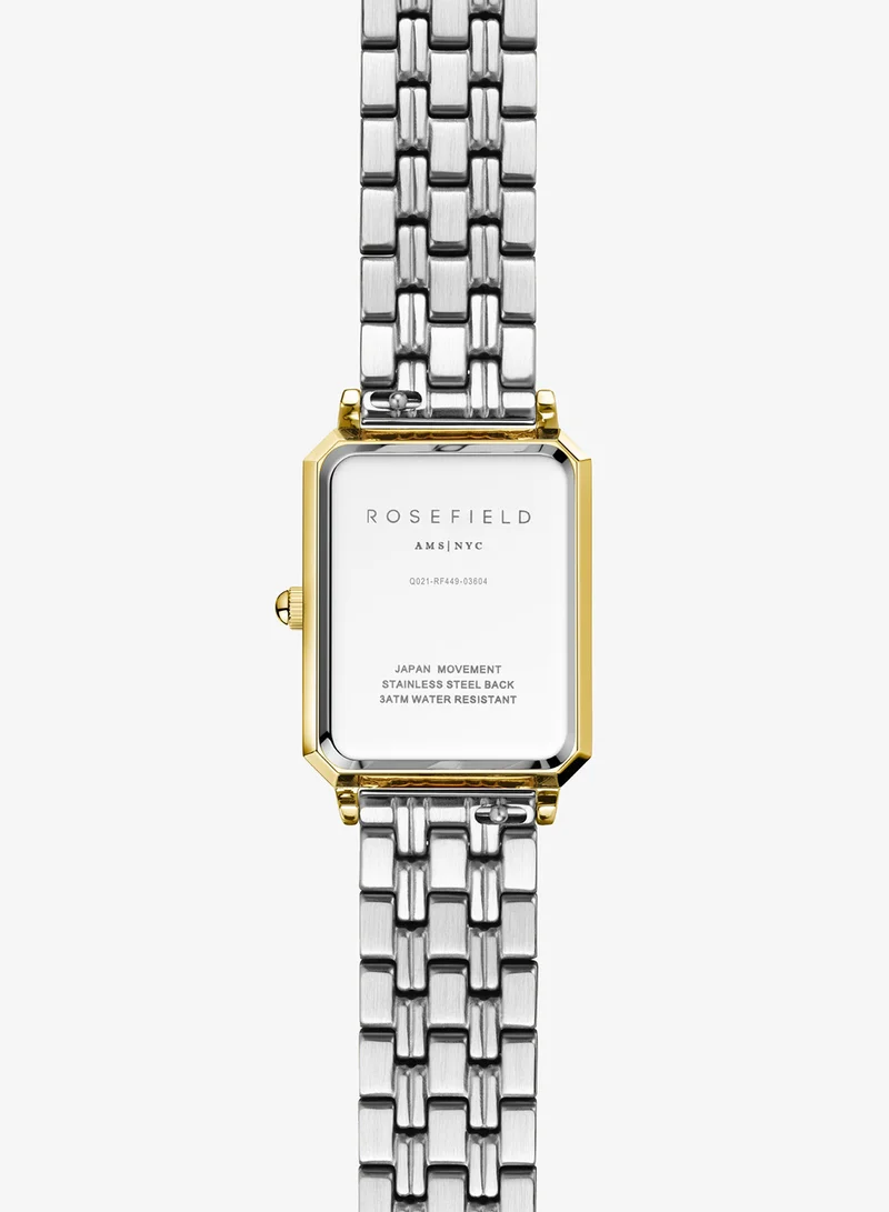 Rosefield  Rosefield Octagon White Sunray Steel Silver Gold Duotone - OWSSSG-O48 for Women | Best Price UAE