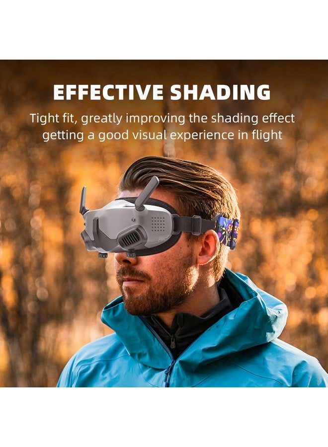 HeiyRC HeiyRC Avata Foam Padding for DJI Goggles 2, Replacement Eye Pad Plate Soft-Fit Face Cushion Sponge Faceplate for DJI Avata Goggles 2 Accessories - Image 4