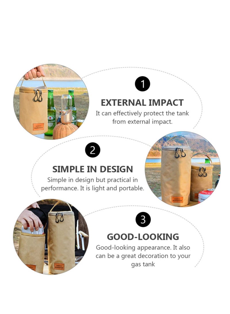 Excefore Drum Gas Tank Bag, Gas Tank Cylinder Bag Propane Tank Cover Gas Can Cover Fuel Tank Cover, Air Camping Accessories Gas Canister Protector G2 Oxford Cloth Tool Set Water Proof - Image 4