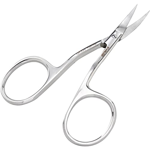 Havel's Double Curved Embroidery Scissors 3.5-Inch Large Finger Loop, Acrylic, Multicoloured - Image 2
