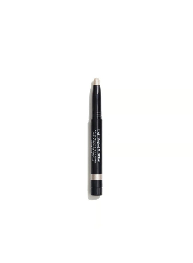Gosh Mineral Waterproof Eye Shadow 001 Pearly White 1.4g - Image 1