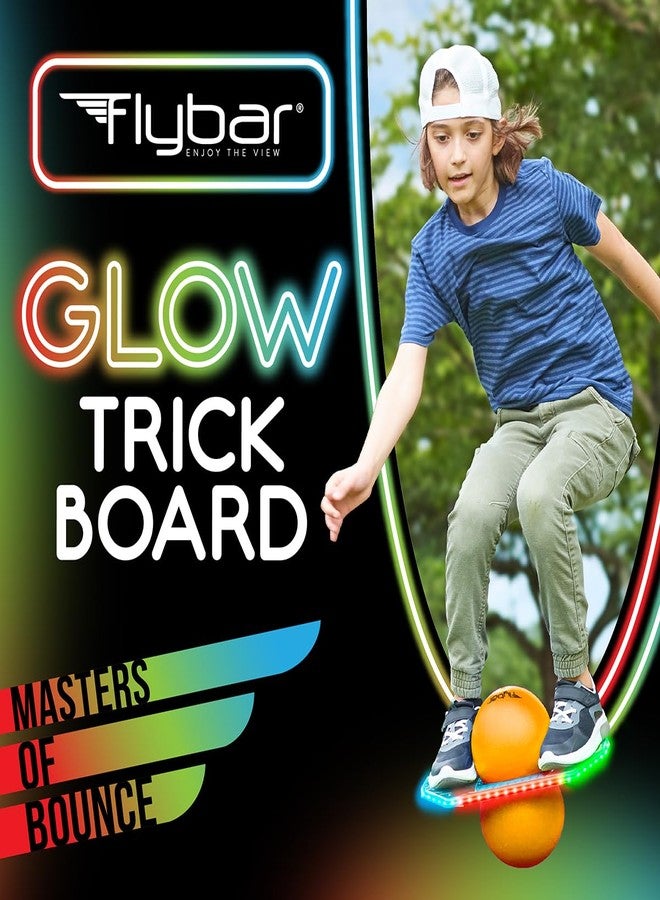 Flybar Pogo Trick Ball for Kids - Balance Bounce Board with Anti-Slip Deck - Pump Included - Indoor & Outdoor Toys for Boys and Girls Fun Way to Reduce Screen Time Supports up to 160 lbs - Ages 6+ - Image 3
