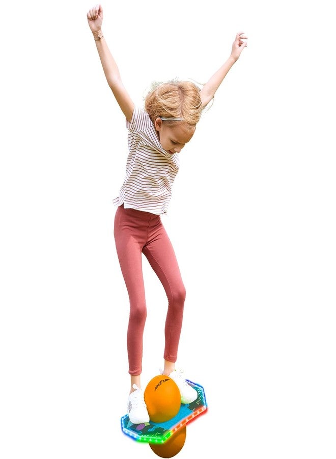 Flybar Pogo Trick Ball for Kids - Balance Bounce Board with Anti-Slip Deck - Pump Included - Indoor & Outdoor Toys for Boys and Girls Fun Way to Reduce Screen Time Supports up to 160 lbs - Ages 6+ - Image 2