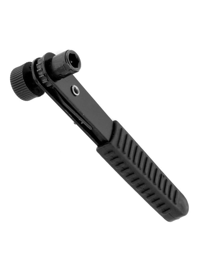 NIBEMINENT 1/4 Inch Rapid Ratchet Wrench Black  - Image 1