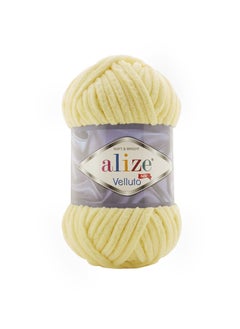 Velluto Polyester Yarn 13 Light Yellow - pzsku/Z256E84DDC2687DEFE2AAZ/45/_/1688228345/9a861175-42f2-40d3-b258-c47f39046eed