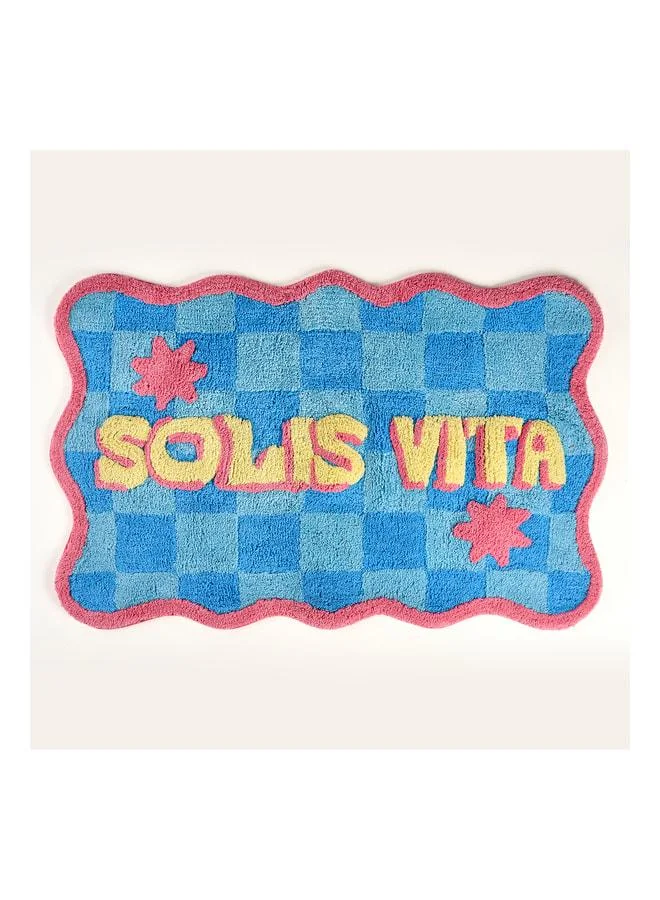 Punjab Light Blue Bathroom Mat 60x90 cm.
