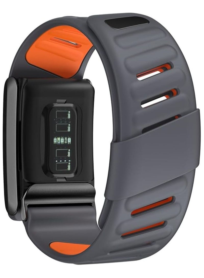 M.A&F's Comfort Durable Silicone Wristband Compatible with WHOOP 4.0 Band, Soft Silicone Sports Loop Strap for Men & Women, with U Shapped Connector - Image 2