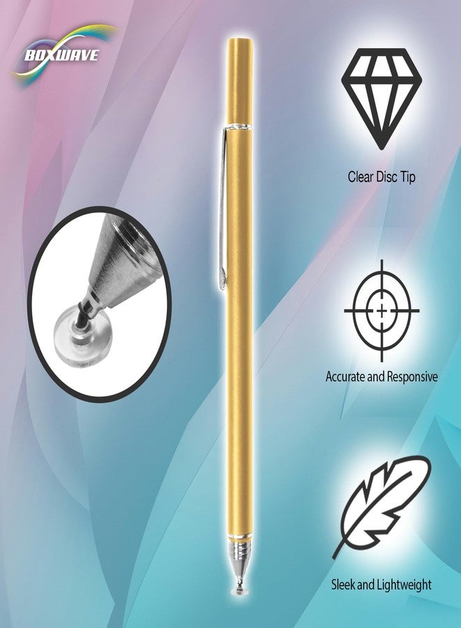 BoxWave Stylus Pen Compatible with Apple Watch Series 10 (46mm) - FineTouch Capacitive Stylus, Super Precise Stylus Pen - Champagne Gold - Image 4