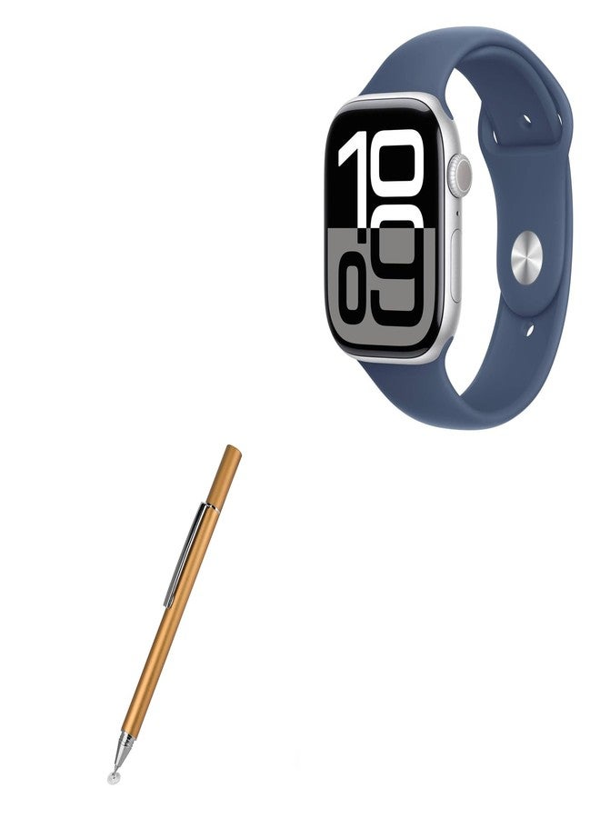 BoxWave Stylus Pen Compatible with Apple Watch Series 10 (46mm) - FineTouch Capacitive Stylus, Super Precise Stylus Pen - Champagne Gold - Image 1