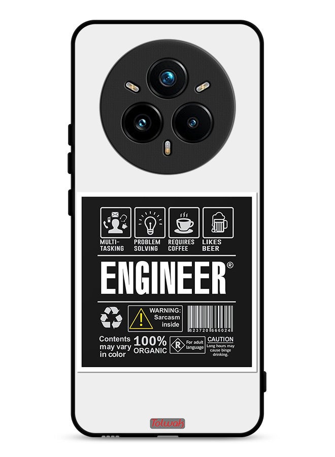 Tolwak Realme 14 Pro 5G Protective Case Cover Engineer Sticker
