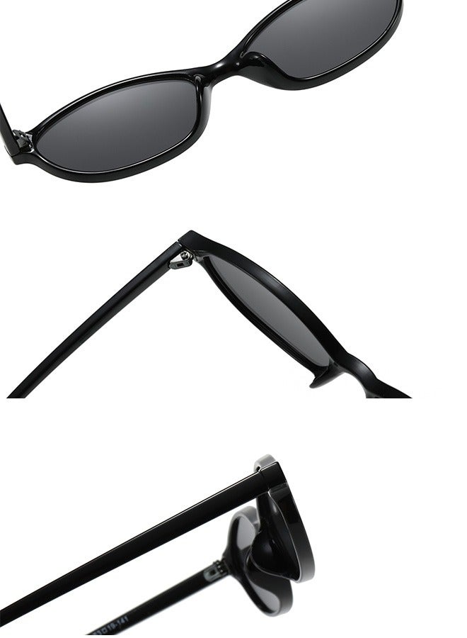 AZorb Retro Oval Sunglasses Women Men - Cat Eye Sun Glassess Vintage for Ladies Mens Eye Glasses Small Narrow Sunglass Ovale 90s Sun Glasses UV400 Protection Shades - Image 4