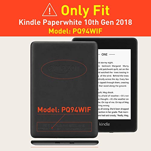 MOCA Compatible Smart Flip Cover case for 2018 All Kindle Paperwhite 10 10th th Generation 2018 Release Flip Cover case (Sea) - Image 2