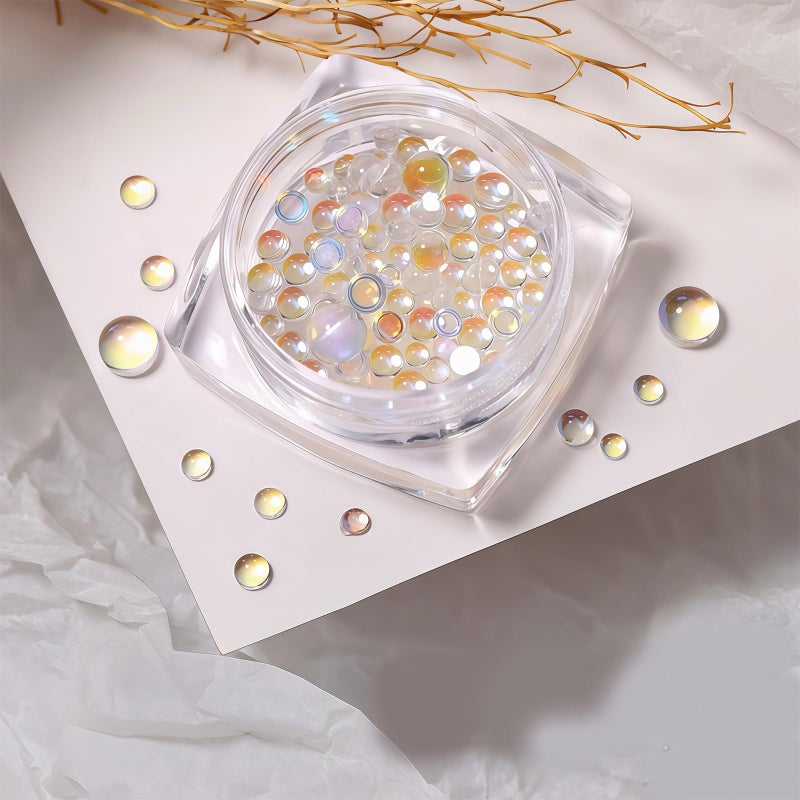 Pizadix 6 Boxes Summer Nail Art Rhinestones, 3D Ocean Theme Nail Charms Alloy Sliver Gold Beach Starfish Conch Seashell for Women Girls Nail Decorations DIY Craft Jewelry - Image 5