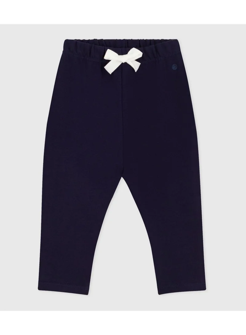 Petit Bateau Babies' plain cotton trousers