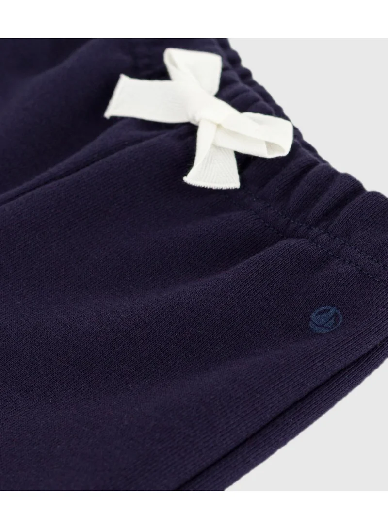 Petit Bateau Babies' plain cotton trousers