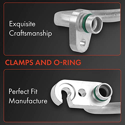 A-Premium A/C Discharge Line Hose Assembly Compatible with Nissan Altima 2007-2012, Maxima 2009-2014, 3.5L, Compressor to Condenser - Image 3