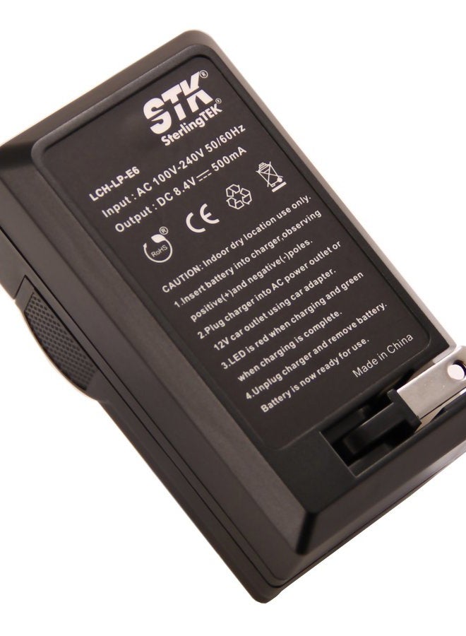 STK LP-E6 Charger for Canon LP-E6N Battery LPE6 Promaster LP-E6NH EOS R R5 R6 R7 5D Mark II III & IV 90D 70D 5Ds 6D 5Ds 80D 7D 60D 5Ds MKii MKii MKiii MKiv 5D4 LPE6N LPE6NH LP E6 E6N E6NH - Image 5