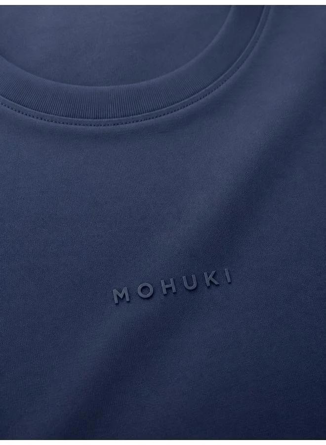Mohuki Navy Cotton T-Shirt for Men | Best Price UAE