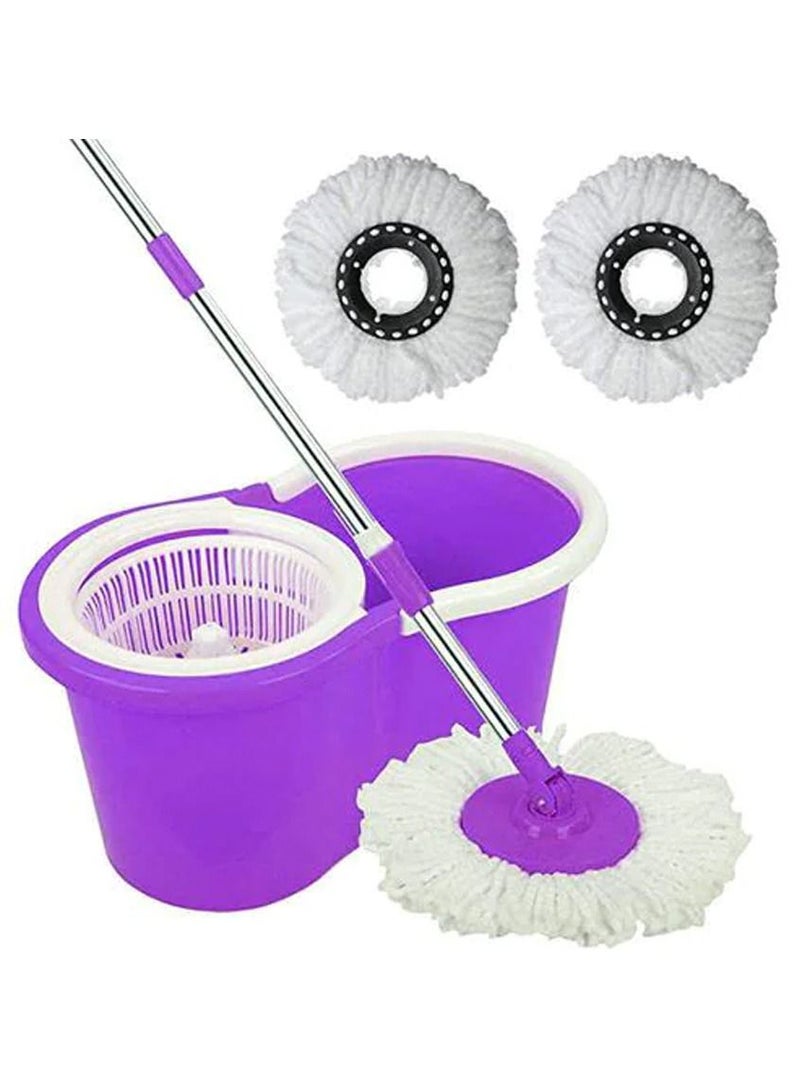 360° Rotating Mop With Bucket Dual Mop Heads Use Squeeze Rotating Mop To Quickly Dispensing Rag Floor Mop And Washing Floor Mop - Image 1