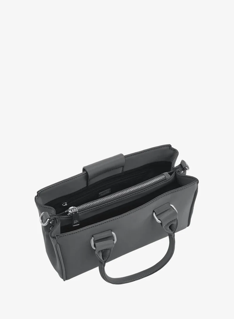 Parfois Black Tote Bag With Soft Texture for Women | Best Price UAE