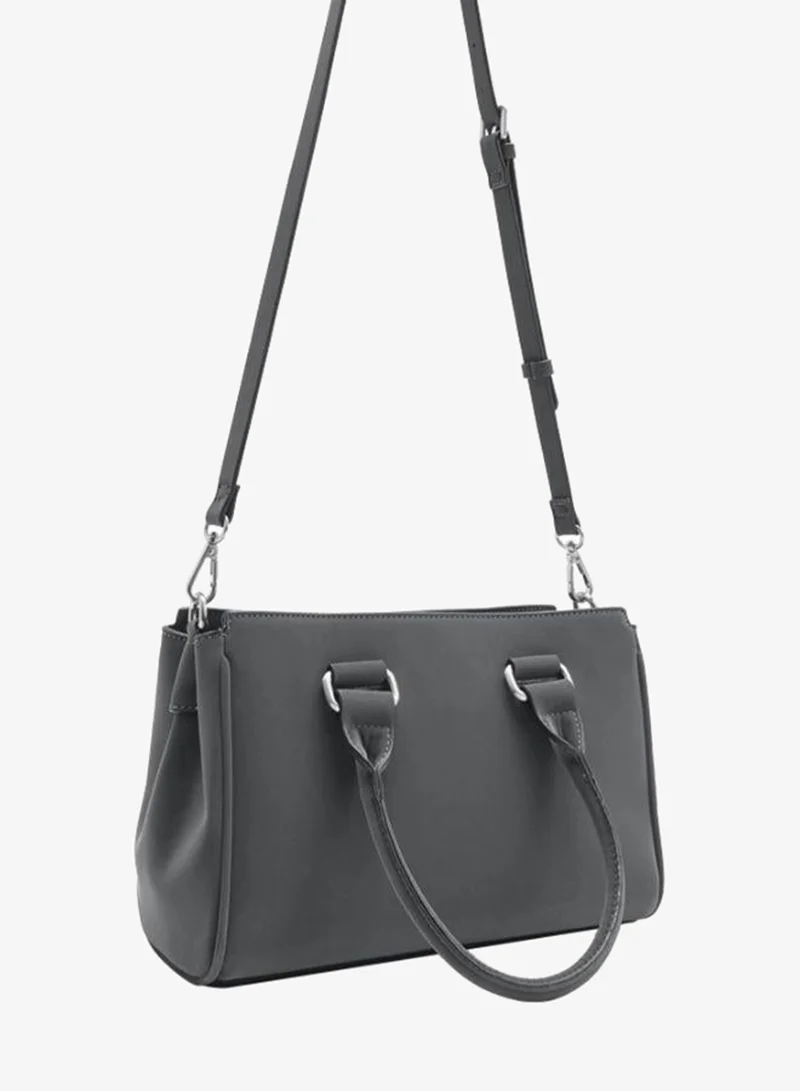 Parfois Black Tote Bag With Soft Texture for Women | Best Price UAE