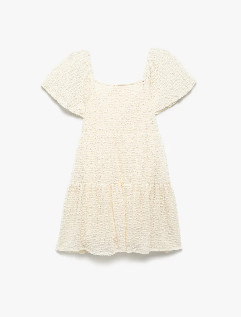 كوتون Pleated Dress
