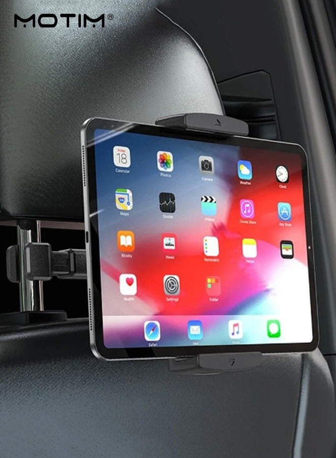 Motim Car Tablet Headrest Holder, Car Back Seat Headrest Tablet/Phone Mount Stand for Kids, Road Trip Essentials, Compatible with 2024 iPad Pro 11/13", Air Mini, Galaxy Tab, 4-12.9" Tablet, Most Phones - Image 5
