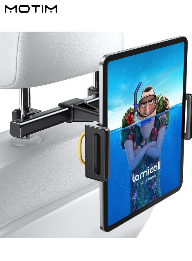 Motim Car Tablet Holder Car Back Seat Ipad Mount,  Adjustable Distance Viewing Angle, Car Phone Holder Stand, Road Trip Essentials, Compatible with 7-14" Devices - Image 1