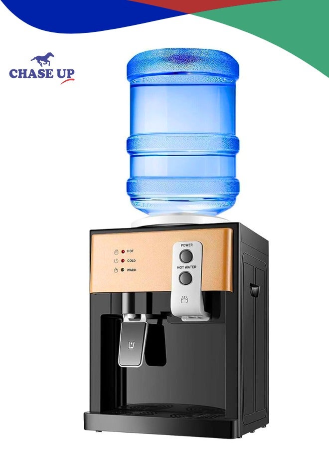 تشيس اب موزع مياه، وظيفة ساخن/بارد، موزع مياه بتحميل علوي لزجاجات سعة من 3 إلى 5 جالون، 3 درجات حرارة قابلة للتعديل - Image 1