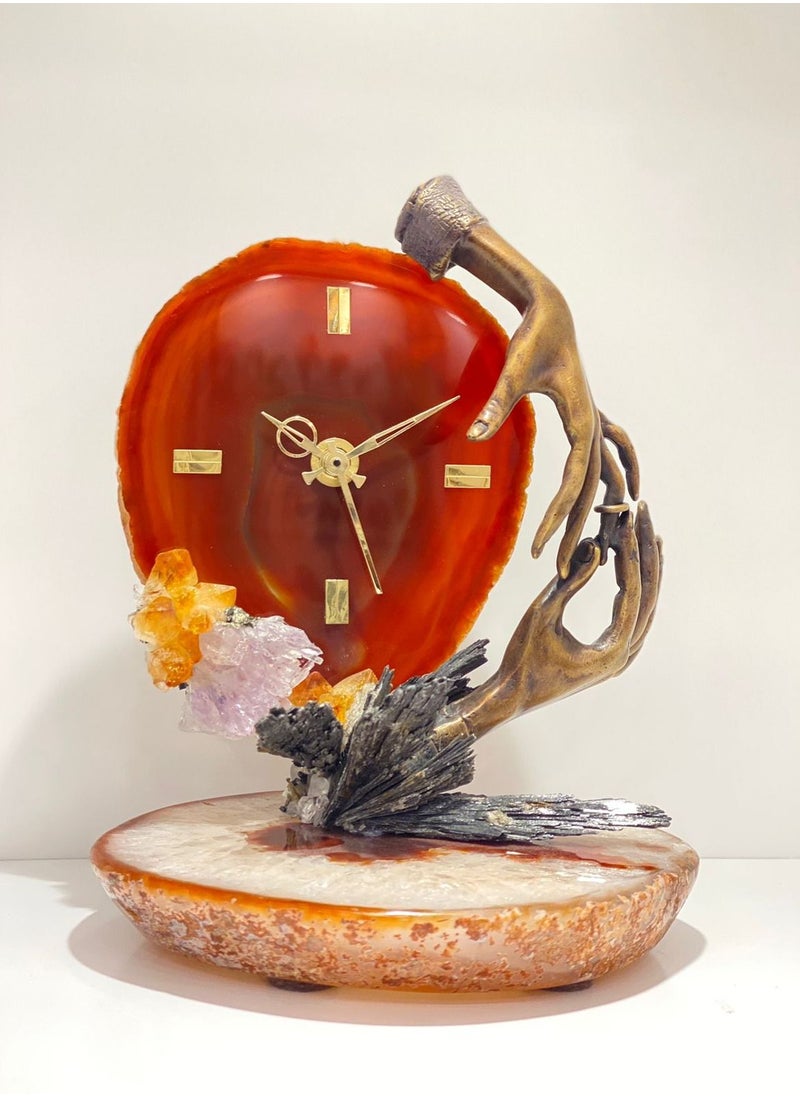 NATURAL GEMSTONE CLOCK - pzsku/Z256F5A962848EECF4924Z/45/_/1689494372/ba812d90-2d16-4b13-b19a-d9e7c75ef8f2