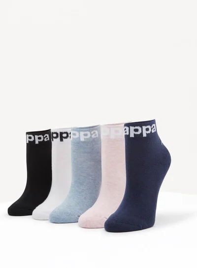 Kappa Women's Ankle Length Sports Socks - Set of 5