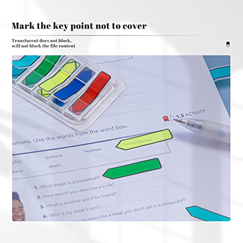Golcellia 3 X 300 Tablets, Transparent Sticky Notes, Page Markers, Book Tabs, Sticky Note Tabs, Sticky Tabs, Page Tabs, Label Stickers, Arrow Flags, Pop-up Page Flags - Image 4