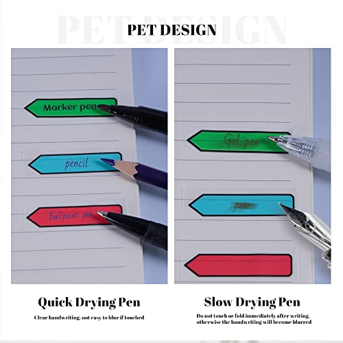 Golcellia 3 X 300 Tablets, Transparent Sticky Notes, Page Markers, Book Tabs, Sticky Note Tabs, Sticky Tabs, Page Tabs, Label Stickers, Arrow Flags, Pop-up Page Flags - Image 3