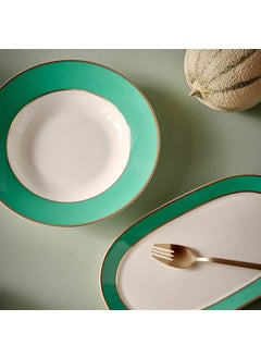Pip Studio Chique Green Porcelain Deep Plate 23.5 cm  - Image 4