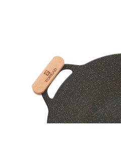 TOREAD Large Double-Ear Wood Handle Grill Pan - Outdoor Cooking Essential  - Image 5