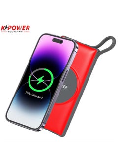 KPOWER 6in1 Station Power Terminal With 10000mAh Power QC Wireless Power Banks/ Rapid Re-Charging Station/Built-In Safeguards/ Charging Base Input  - Image 3
