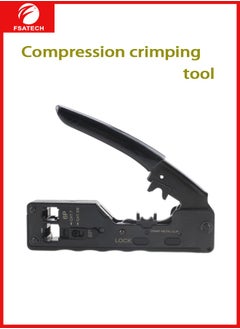 FSATECH CAT5/5e CAT6/6a CAT7 Modular Crimp Tool (Shielded and Unshielded Crimping)  - Image 1