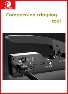 FSATECH CAT5/5e CAT6/6a CAT7 Modular Crimp Tool (Shielded and Unshielded Crimping)  - Image 2