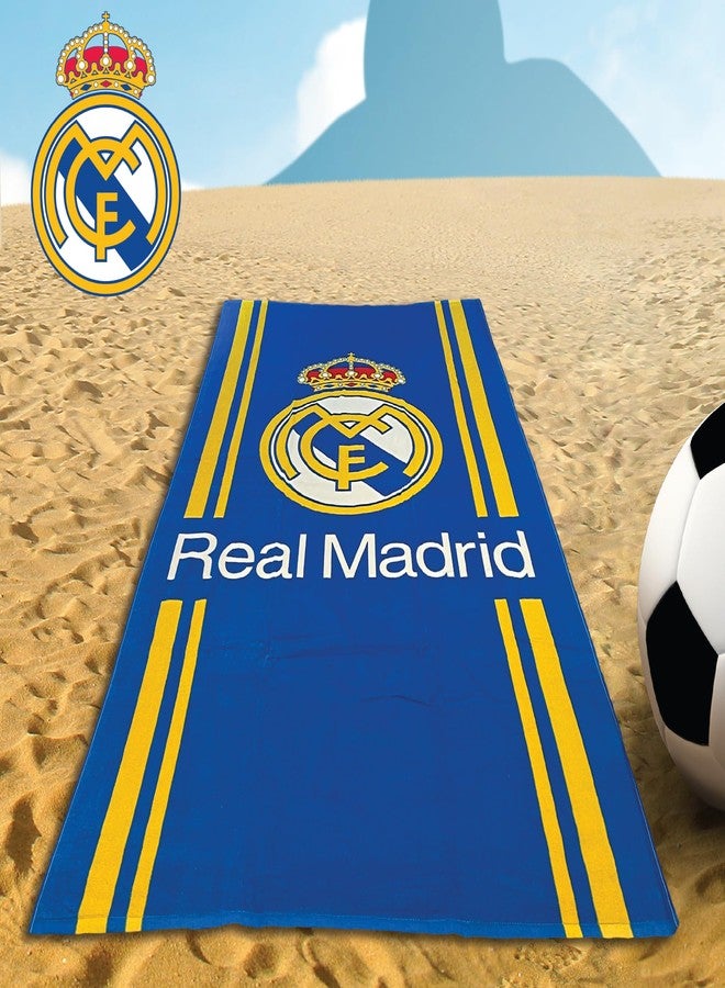 Real Madrid Oversize Beach Towel 34"x64" - Image 2