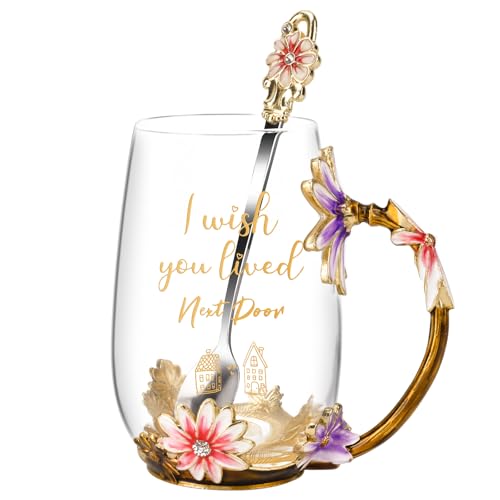 OEAGO Friendship Gifts for Friends Best Friend Birthday Gifts for Women,Her,BFF,Sisters,Besties Unique Tea Cup - Image 1