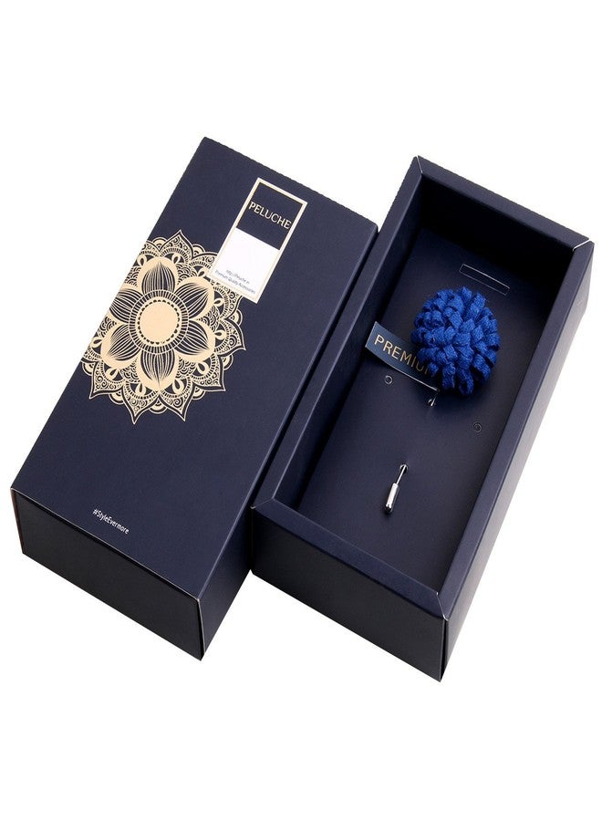 Peluche A Glorious Crescendo Blue Brooch for Men - Image 4